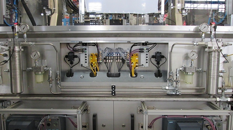 Sondermaschinenbau E-Modul mit integriertem Laser